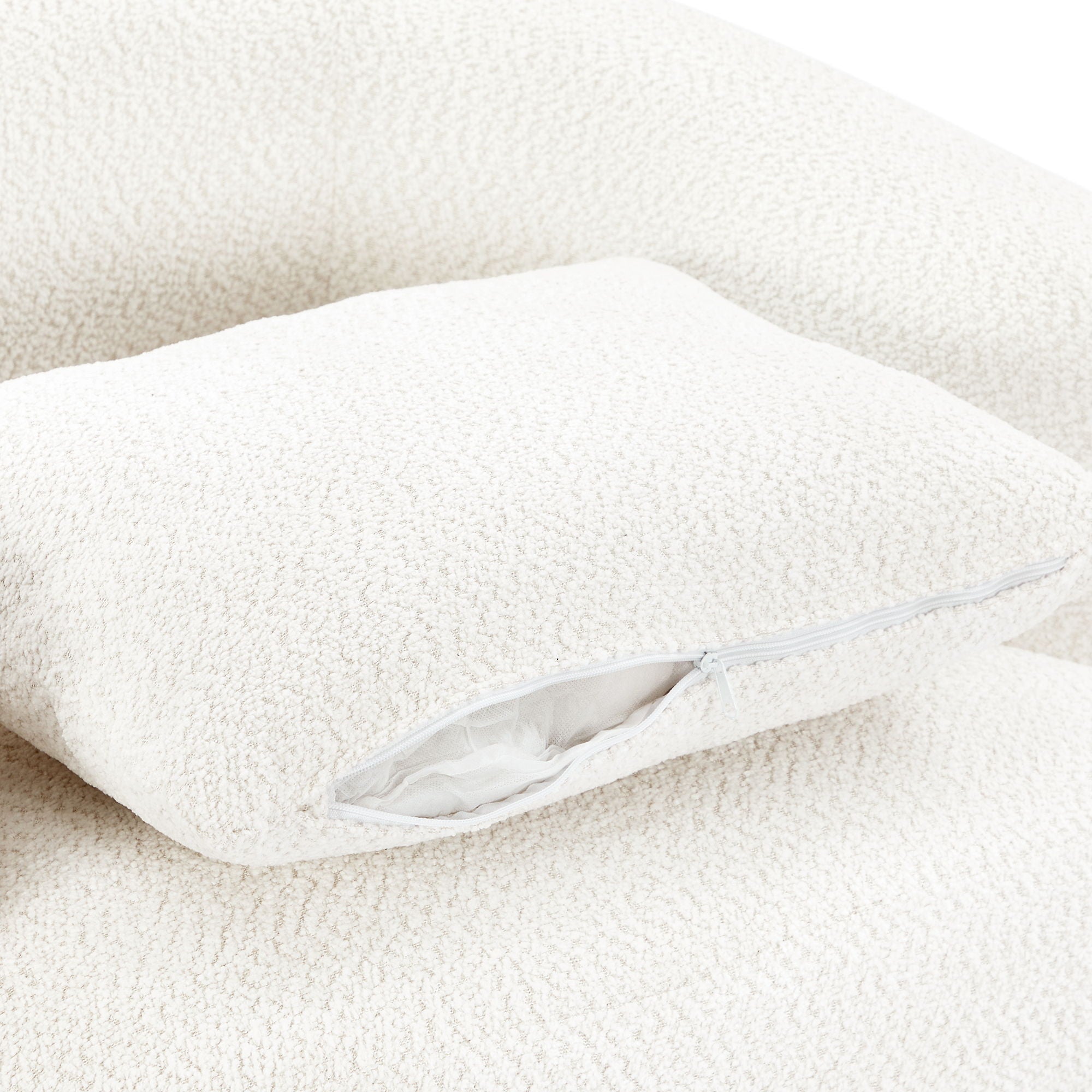 360° Swivel Barrel Sofa Chair With Throw Pillow, Chenille Upholstered Accent Chair