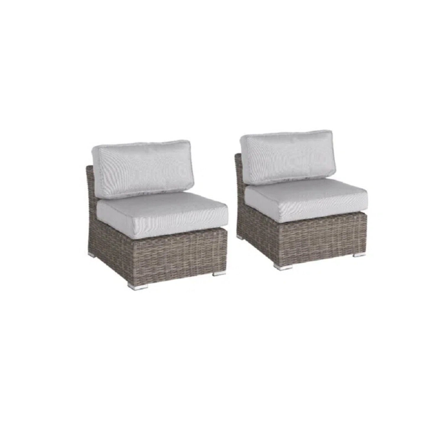 Outdoor Wicker Seating Group With Cushions