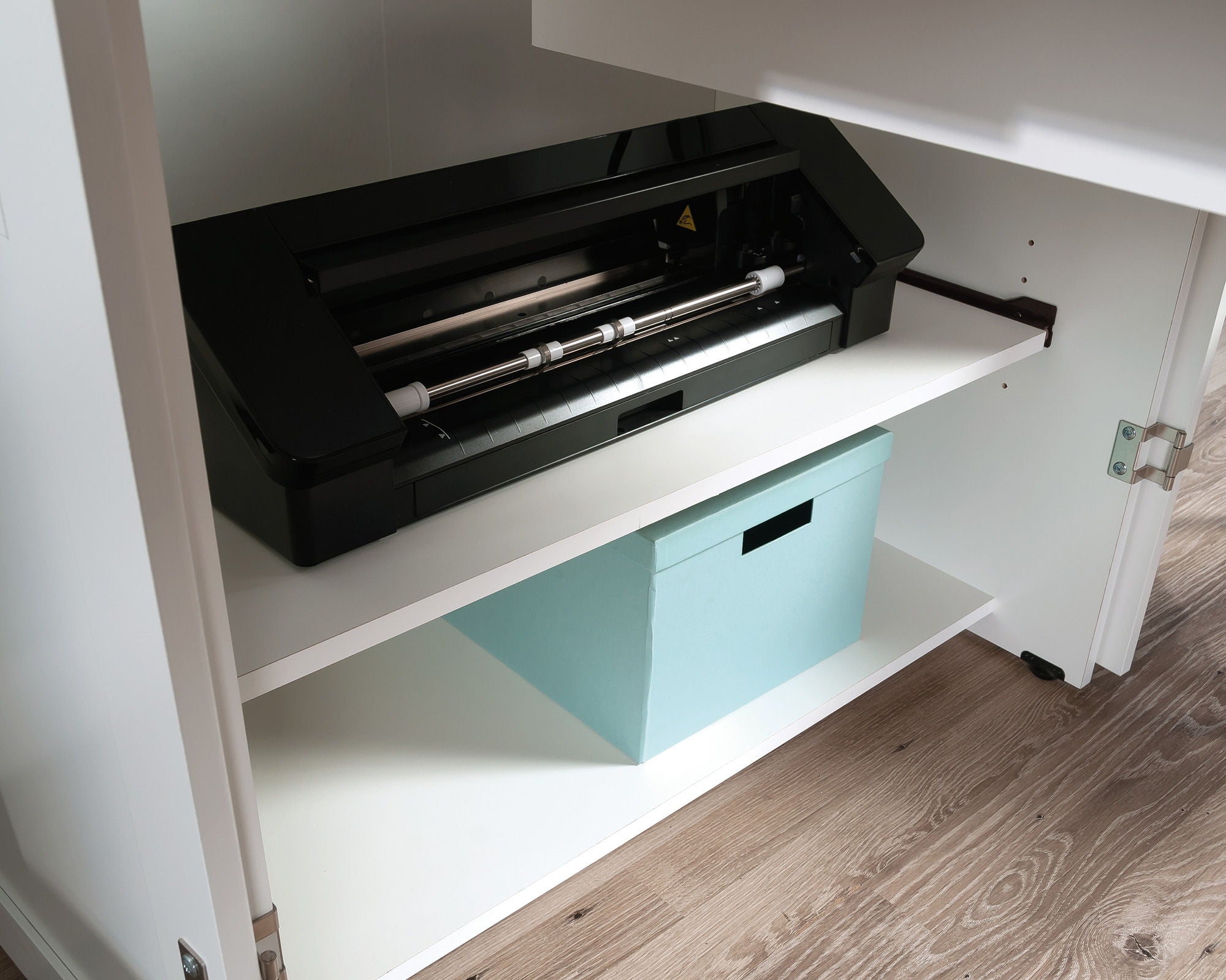 Craft & Sewing Armoire in Soft White
