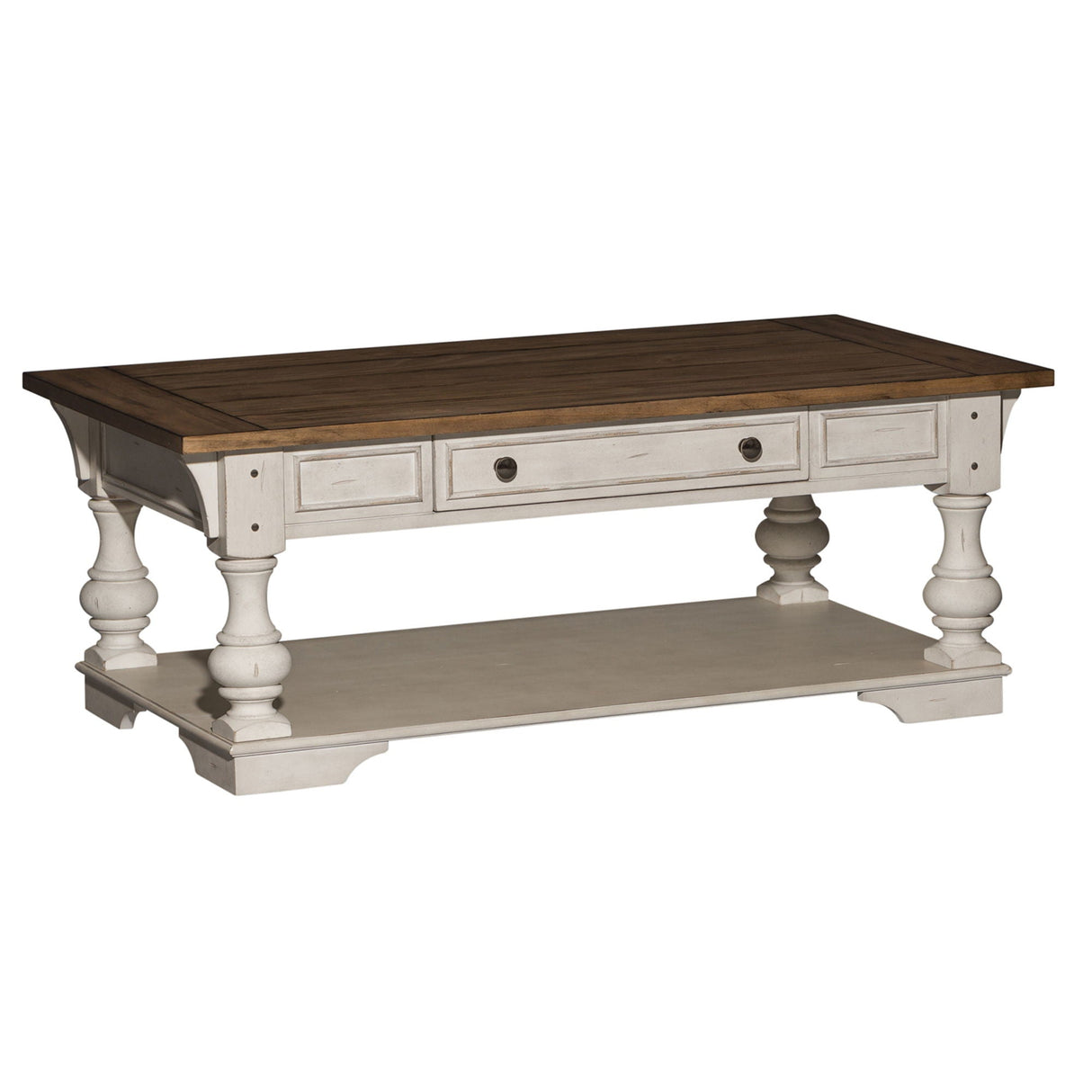 Liberty Furniture Morgan Creek - Cocktail Table - White | Meri Furniture