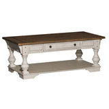 Liberty Furniture Morgan Creek - Cocktail Table - White | Meri Furniture