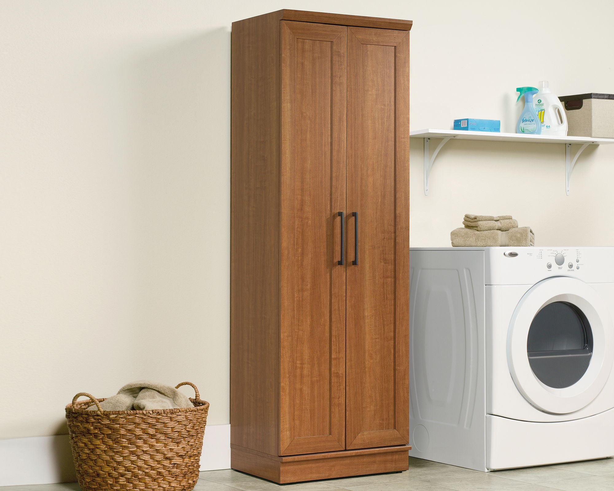 Storage Cabinet in Sienna Oak