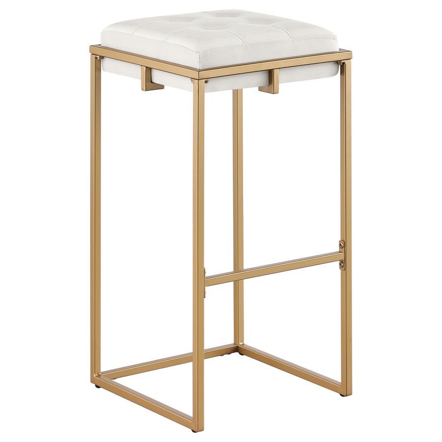 Coaster Fine Furniture Nadia - Upholstered Backless Stool (Set of 2) | Meri Furniture