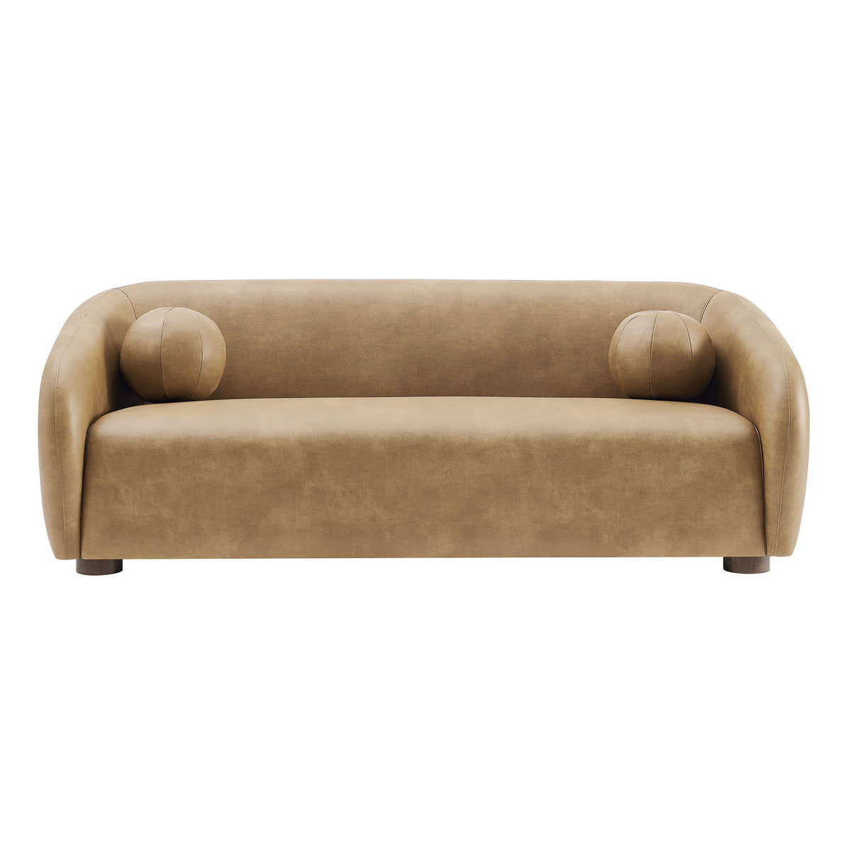 Holland 85" Vegan Leather Sofa by Modway