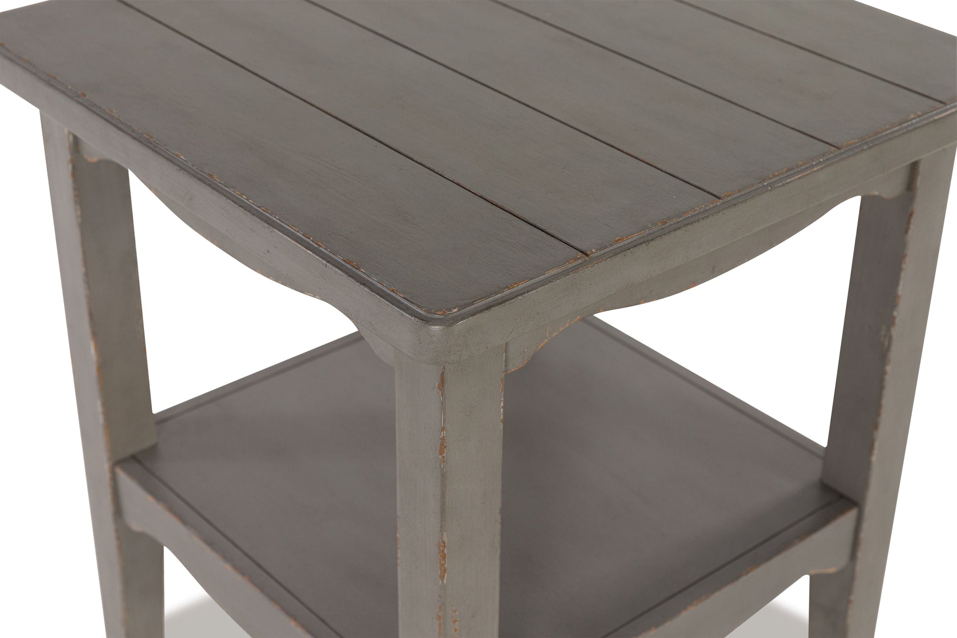 Signature Design by Ashley® Charina - Antique Gray - Square End Table | Meri Furniture