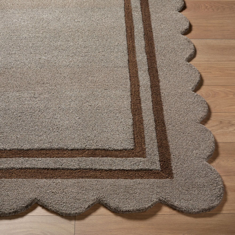 Scalloped Handmade Rug
