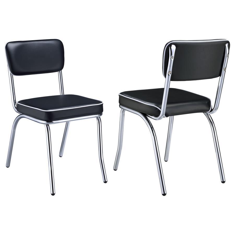 Coaster Fine Furniture Retro - Upholstered Dining Side Chair (Set of 2) | Meri Furniture