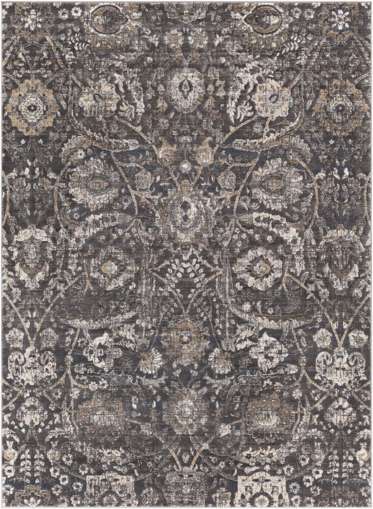 Indigo Machine Woven Rug
