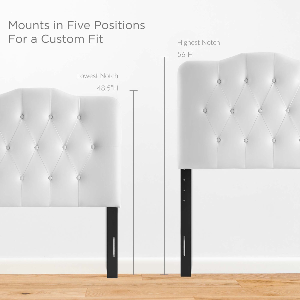 Annabel Upholstered Vinyl Twin Headboard by Modway