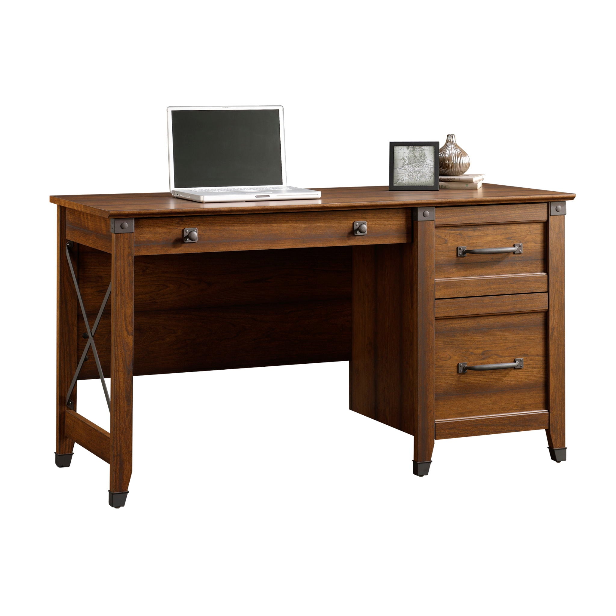 Carson Forge Single Ped Desk