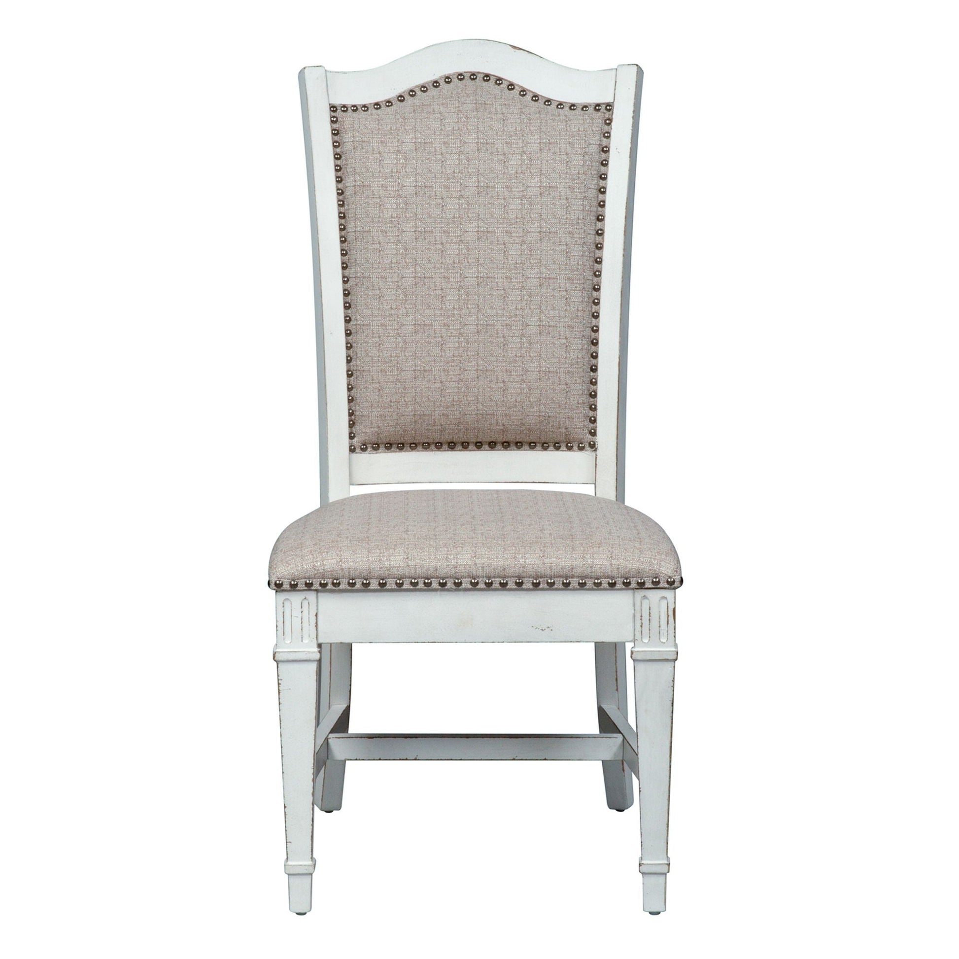 Liberty Furniture Abbey Park - Upholstered Side Chair - White | Meri Furniture