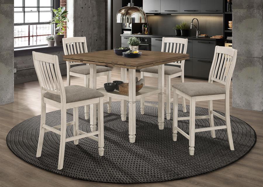 Coaster Fine Furniture Sarasota - Drop Leaf Counter Dining Set | Meri Furniture