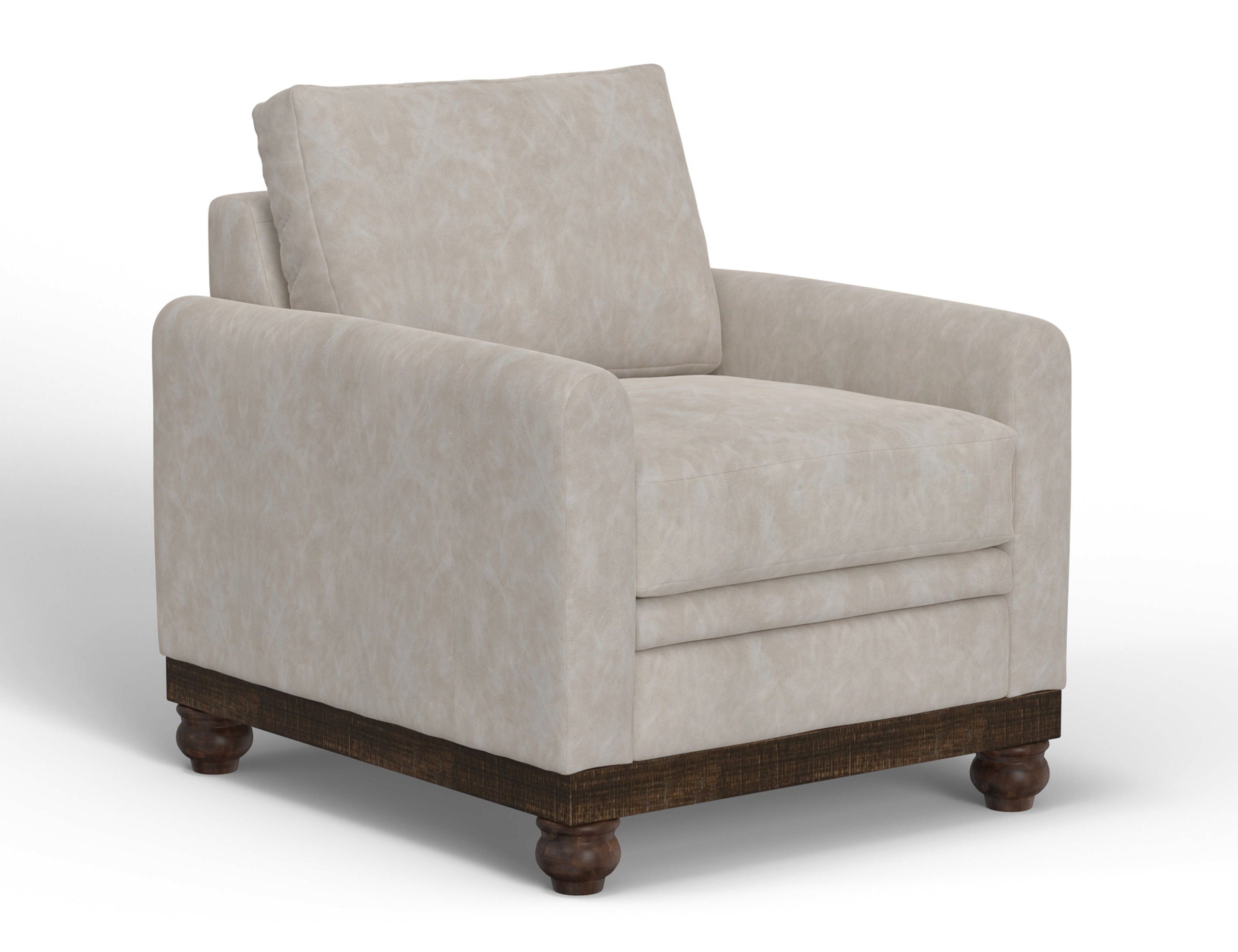 International Furniture Direct Pueblo Gray - Armchair | Meri Furniture