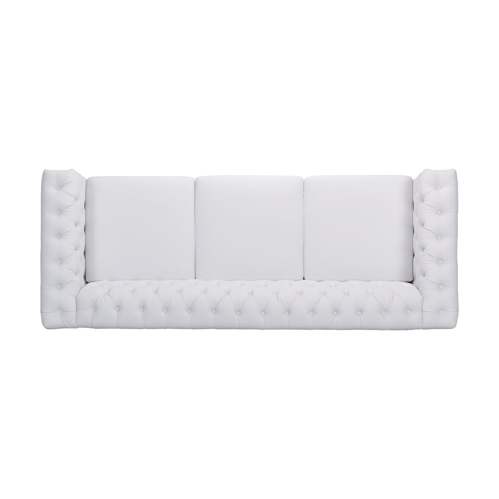 Chesterfield Style 3 Seater Sofa With Deep Button Tufting