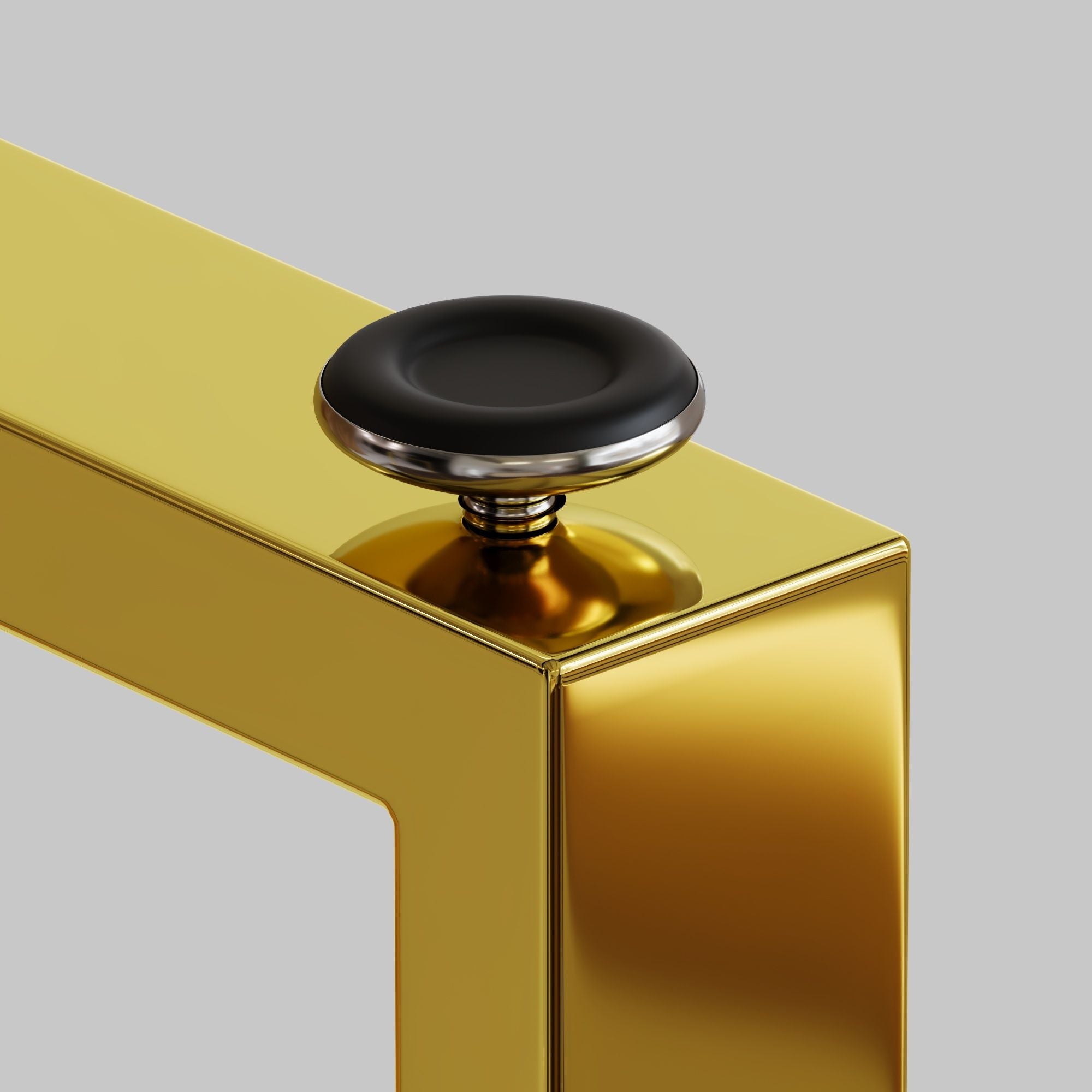 Modern Minimalist Rectangular Dining Table With Tempered Glass Top