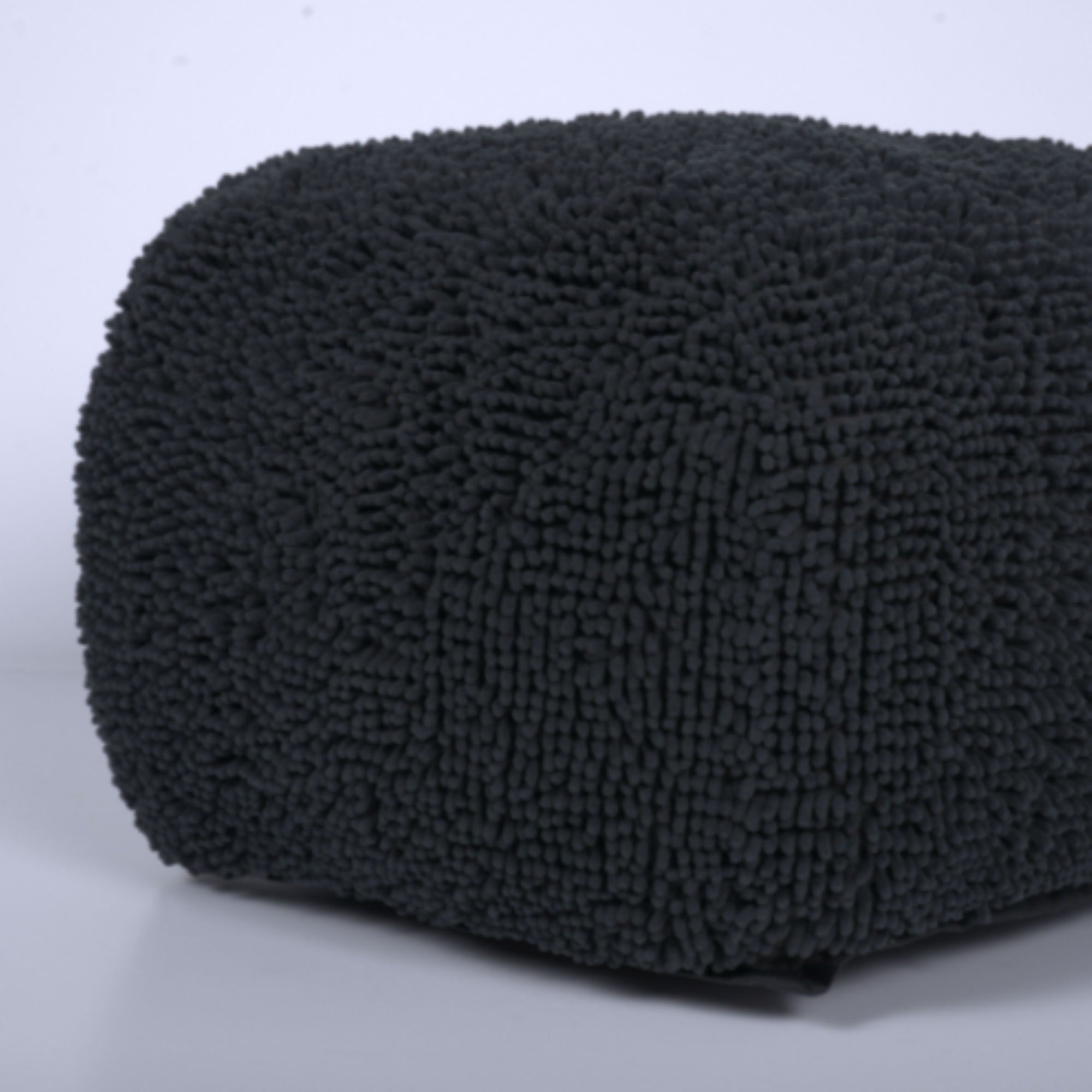 Spongy Microfiber Square Pouf Soft Seating
