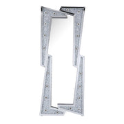 Noralie - 63" Floor Mirror - Mirrored & Faux Diamonds