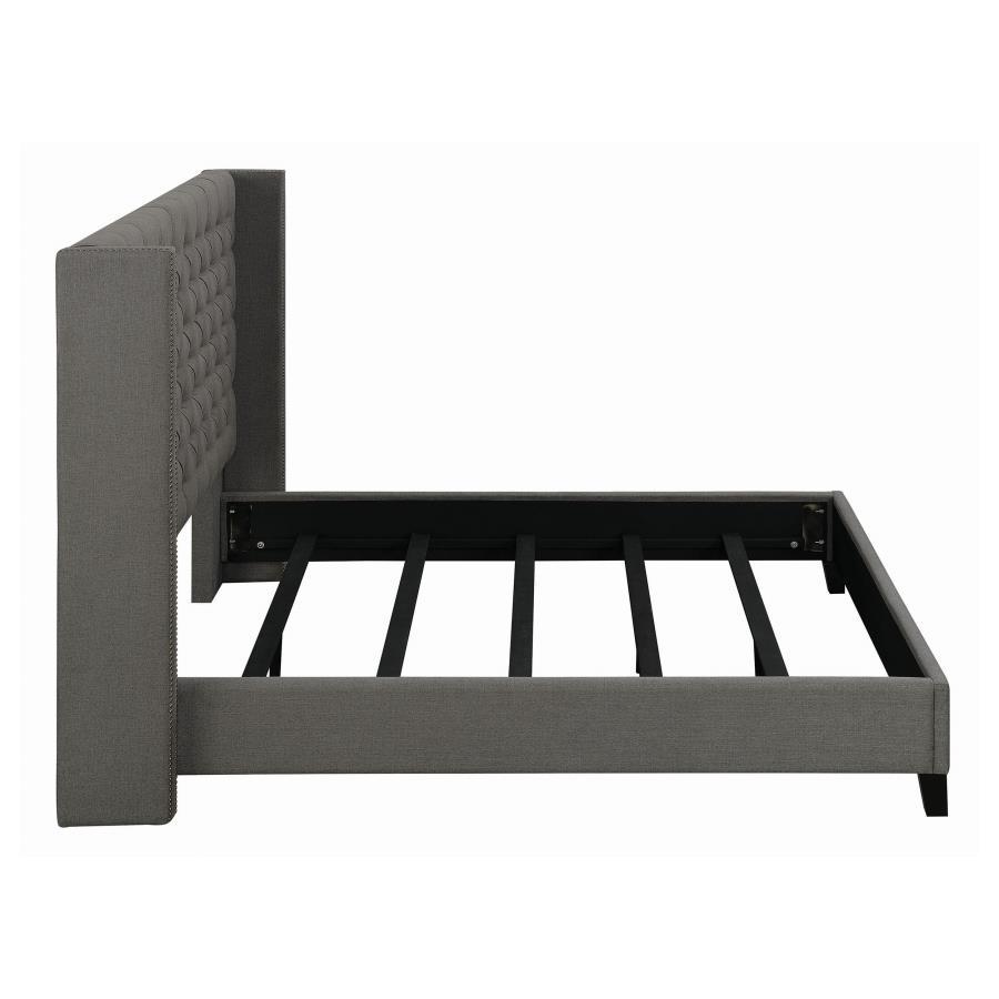 Coaster Fine Furniture Bancroft - Upholstered Wingback Bed | Meri Furniture
