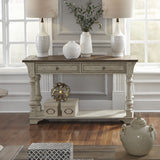 Liberty Furniture Morgan Creek - Sofa Table - White | Meri Furniture