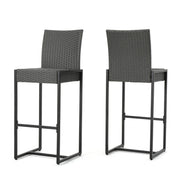 Outdoor Barstool With Hand Crafted Details (Set of 2)
