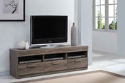 ACME Alvin - TV Stand - Rustic Oak | Meri Furniture
