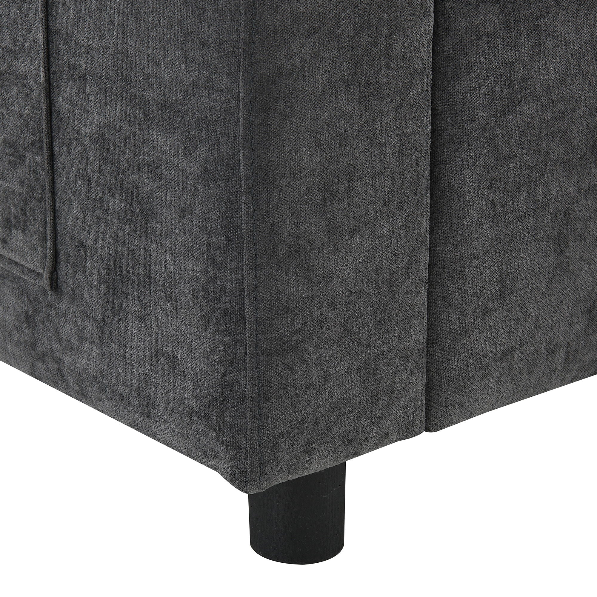 Modular Sectional With Storage Pockets, 5 Seat U Shaped Couch Set With Pillows, Free Combination Modern Cloud Sofa With 2 Movable Ottoman