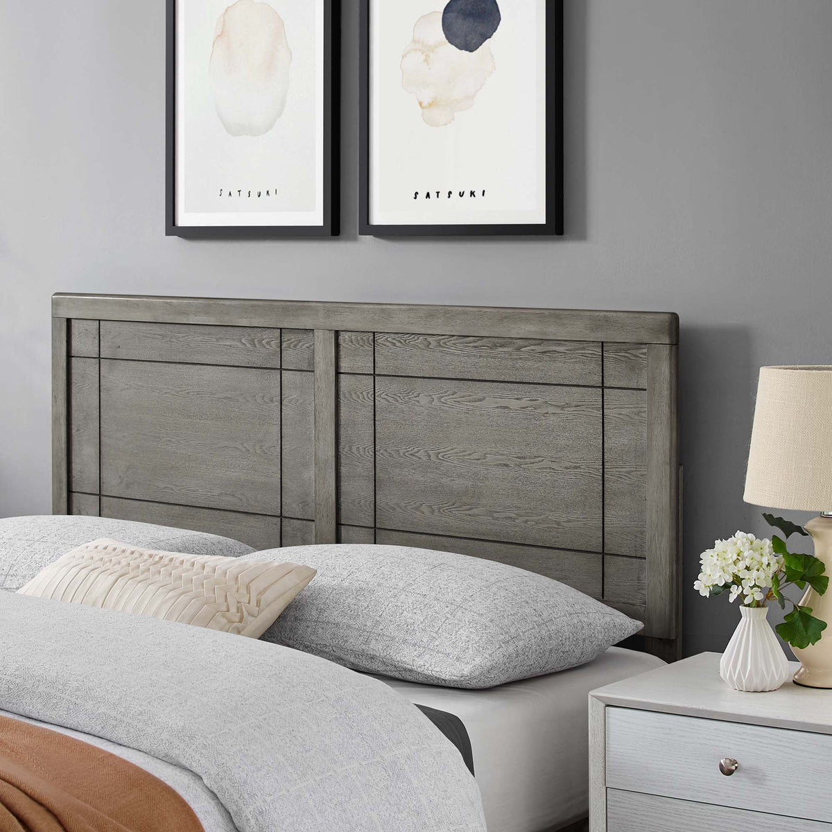 Archie Wood Twin Headboard by Modway