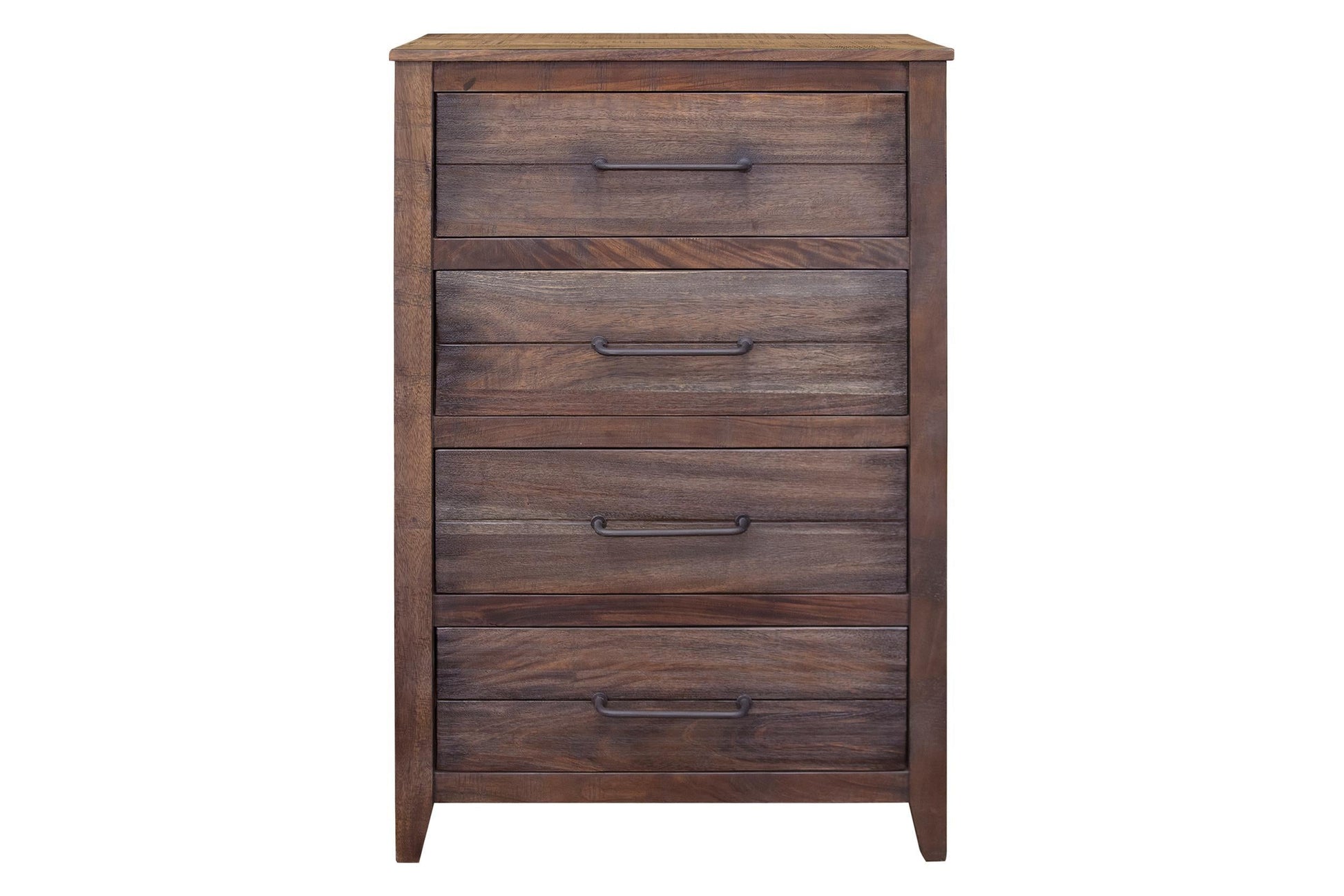 International Furniture Direct San Luis - Chest - Deep Brown / Warm Gray Finish | Meri Furniture