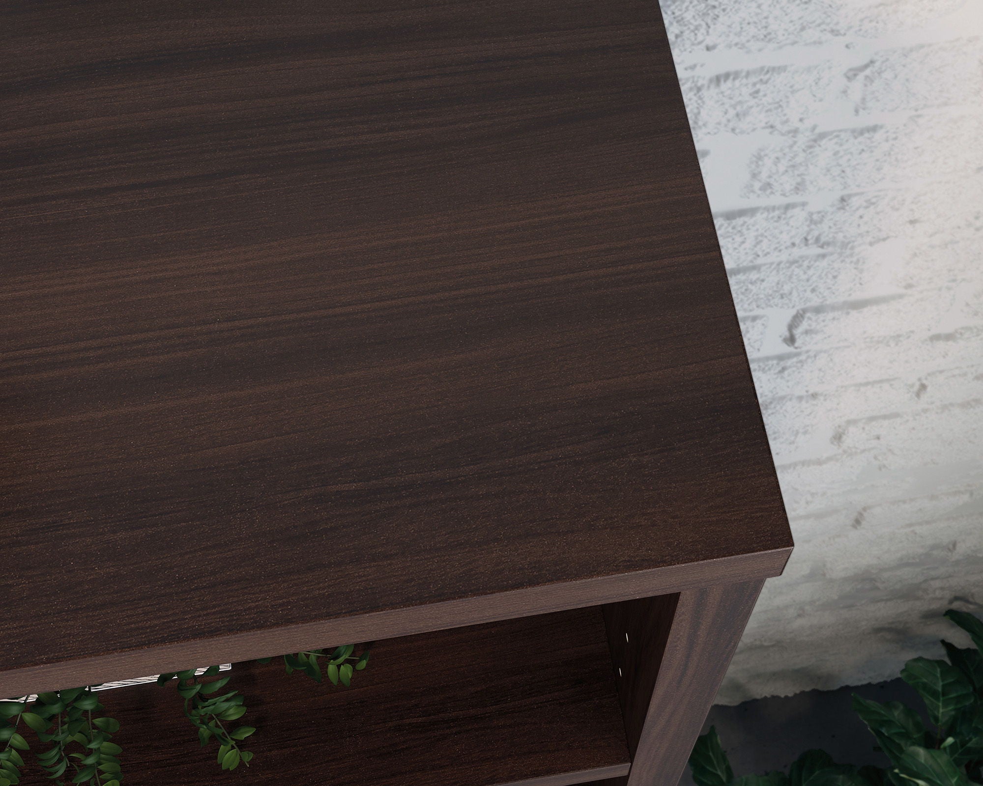 5-Shelf Commercial Bookcase in Noble Elm
