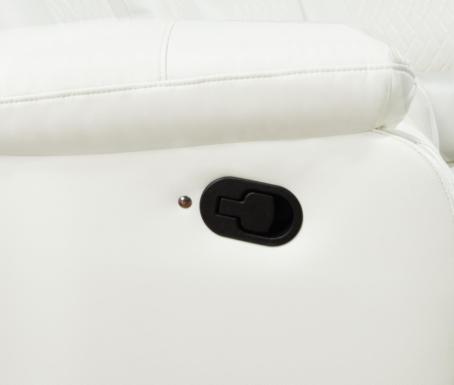 U64 - Motion 3 Piece Sectional With Bluetooth Speaker - White - Blue