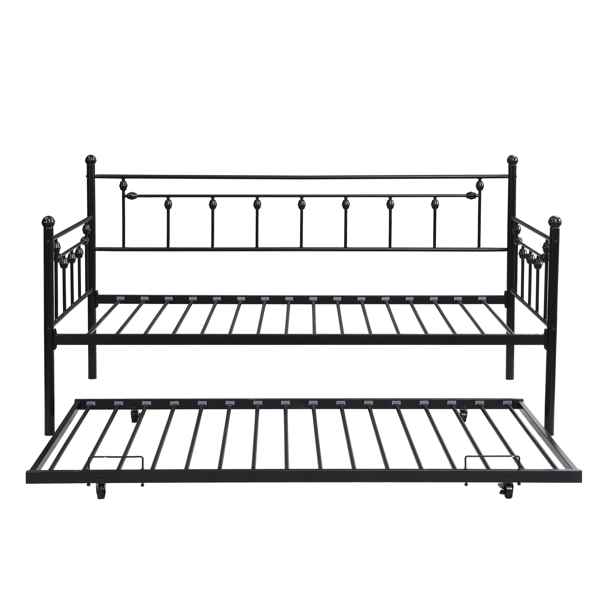 Twin Daybed With Trundle - Black
