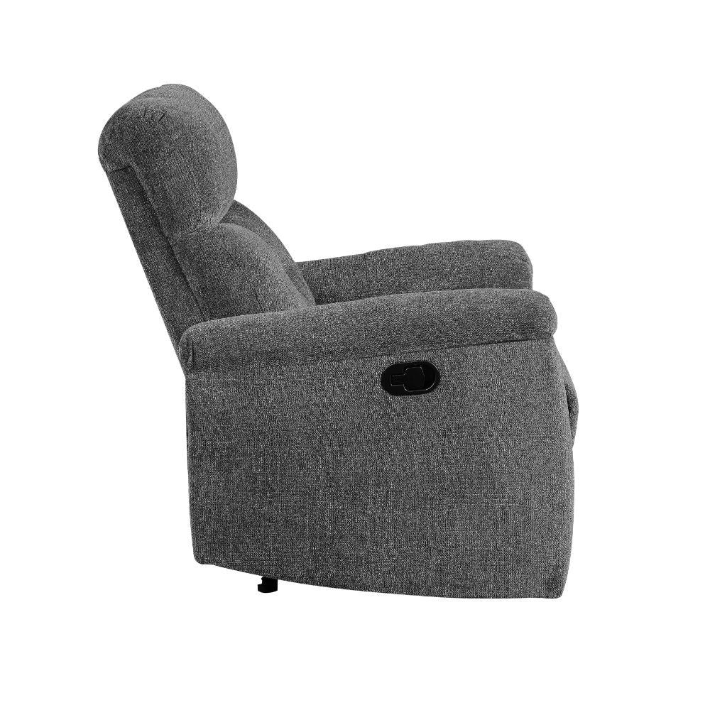 ACME Treyton - Recliner - Gray Chenille | Meri Furniture