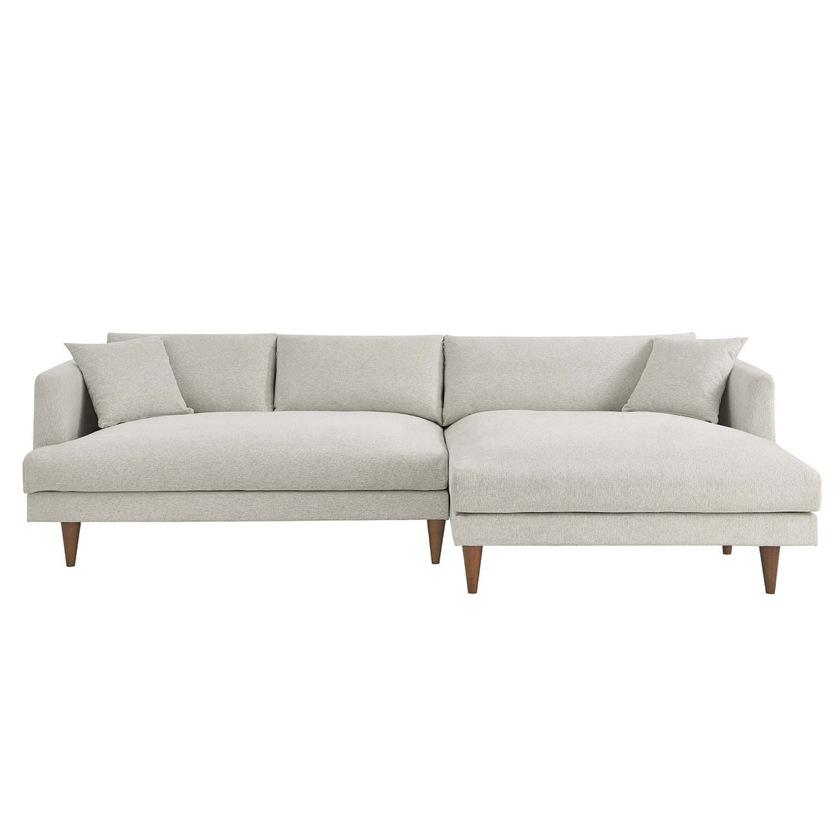 Zoya Right-Facing Down Filled Overstuffed Sectional Sofa by Modway