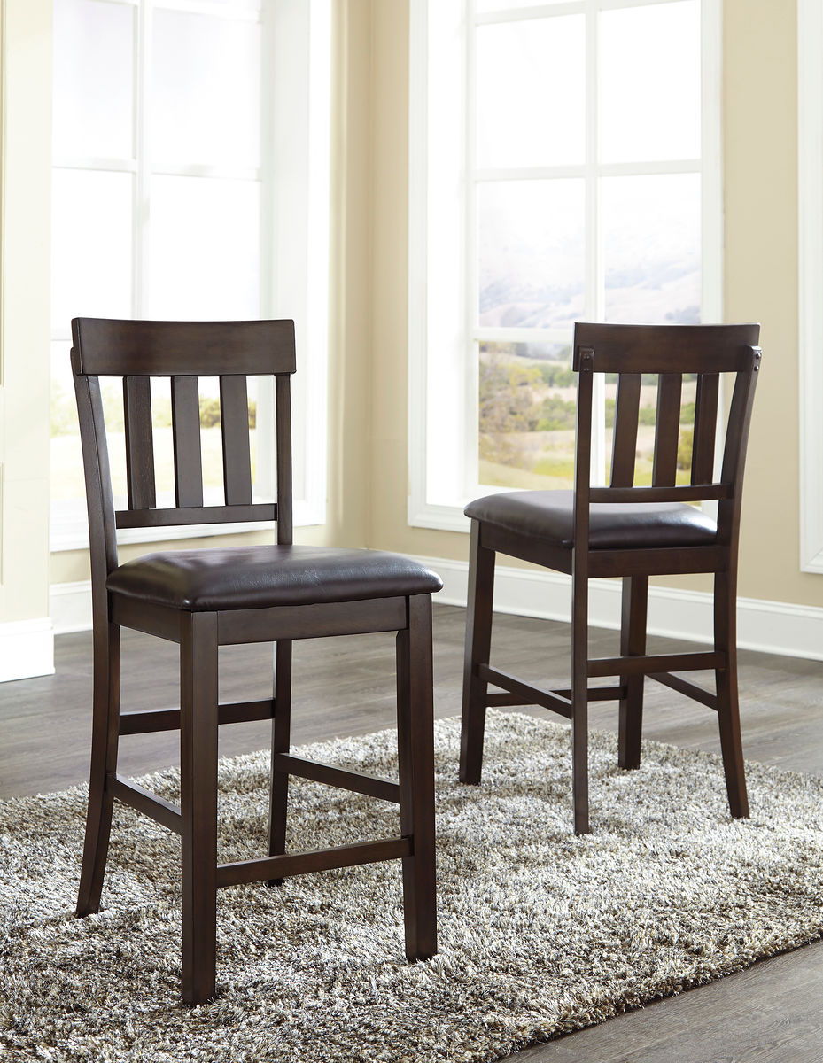 Signature Design by Ashley® Haddigan - Dining Table With Bar Stools | Meri Furniture
