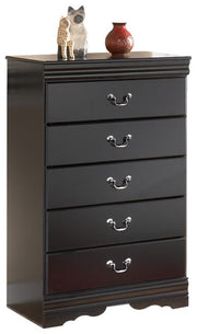 Huey Vineyard - Five Drawer Chest - Black