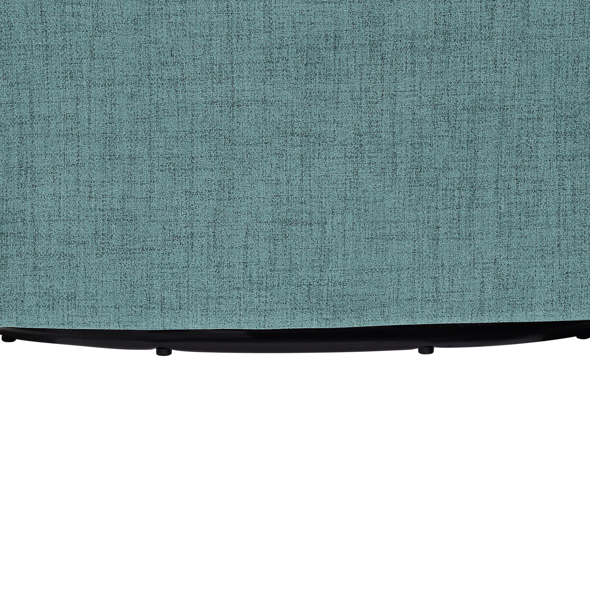 Solitude - Skirted Swivel Accent Chair With Hemp Like