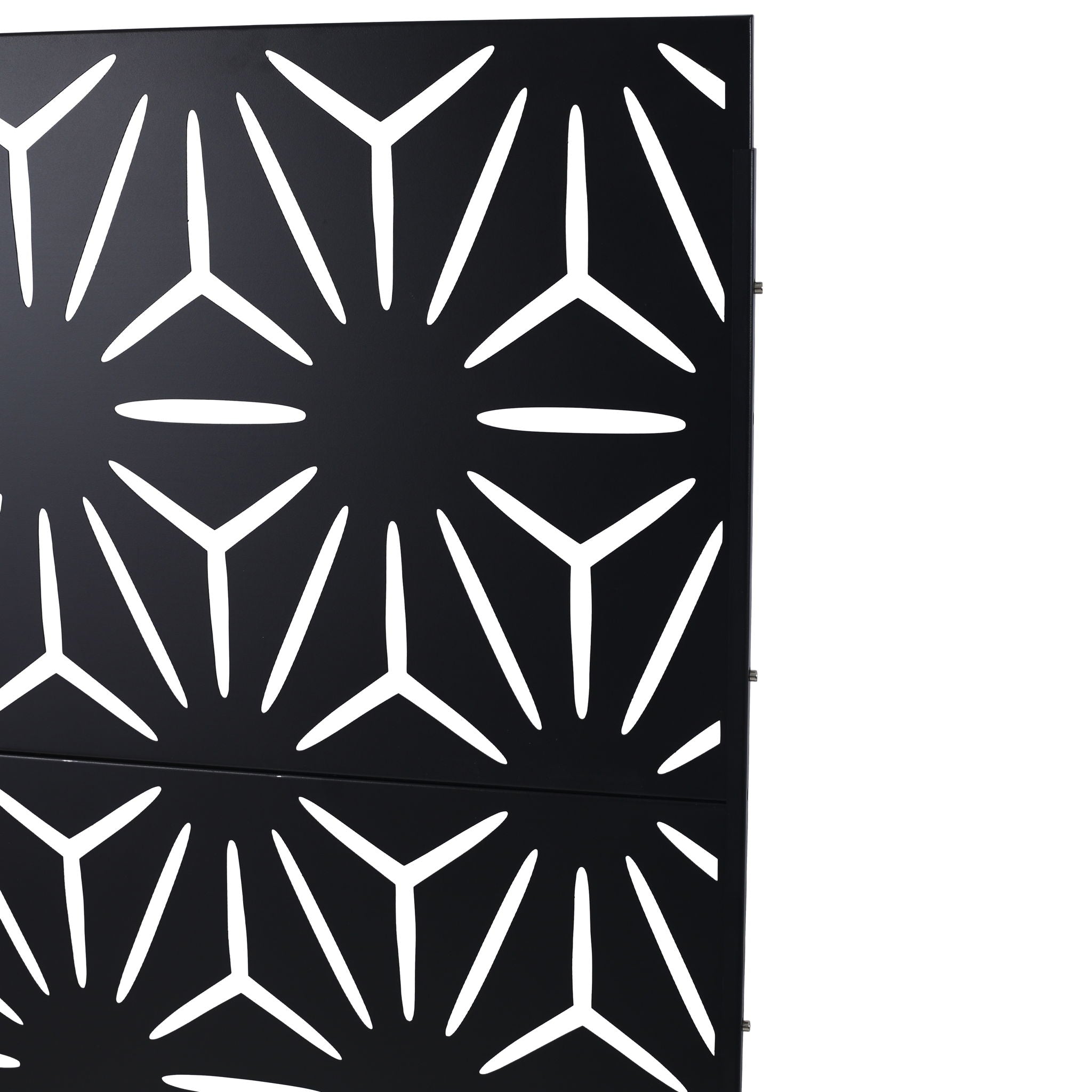 Outdoor & Indoor Metal Privacy Screen, Freestanding Decorative Panels