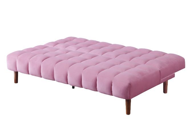 ACME Bringing optimal flexibility and textures to small sapces, this versatile sofa features functional mechanism that allow you rapidly convert it to a bed. | Meri Furniture