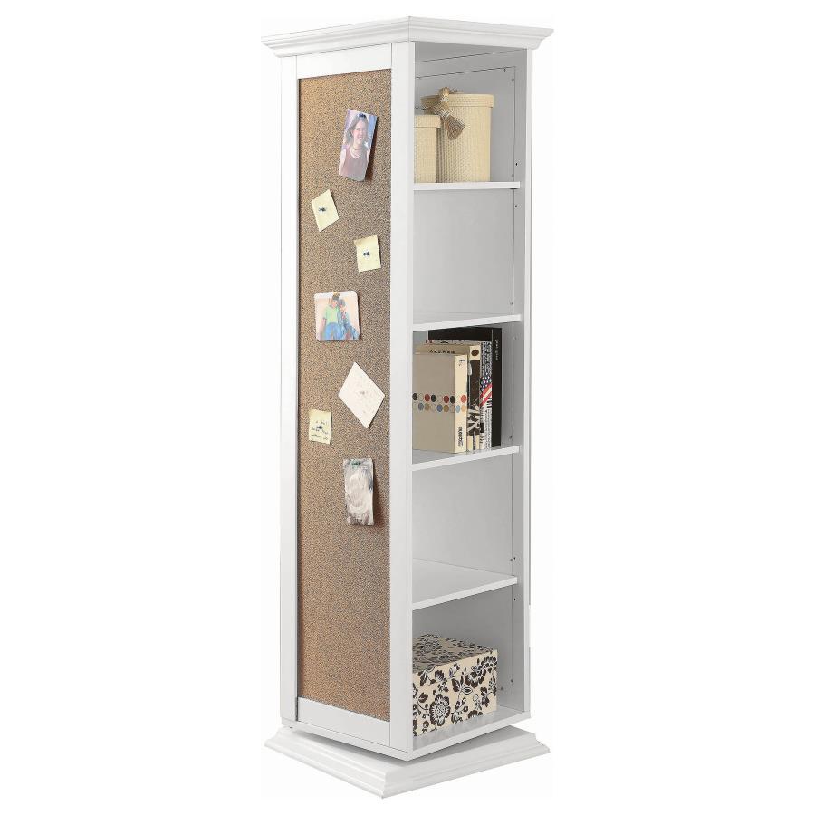 Coaster Fine Furniture Robinsons - Swivel Accent Cabinet With Cork Board | Meri Furniture
