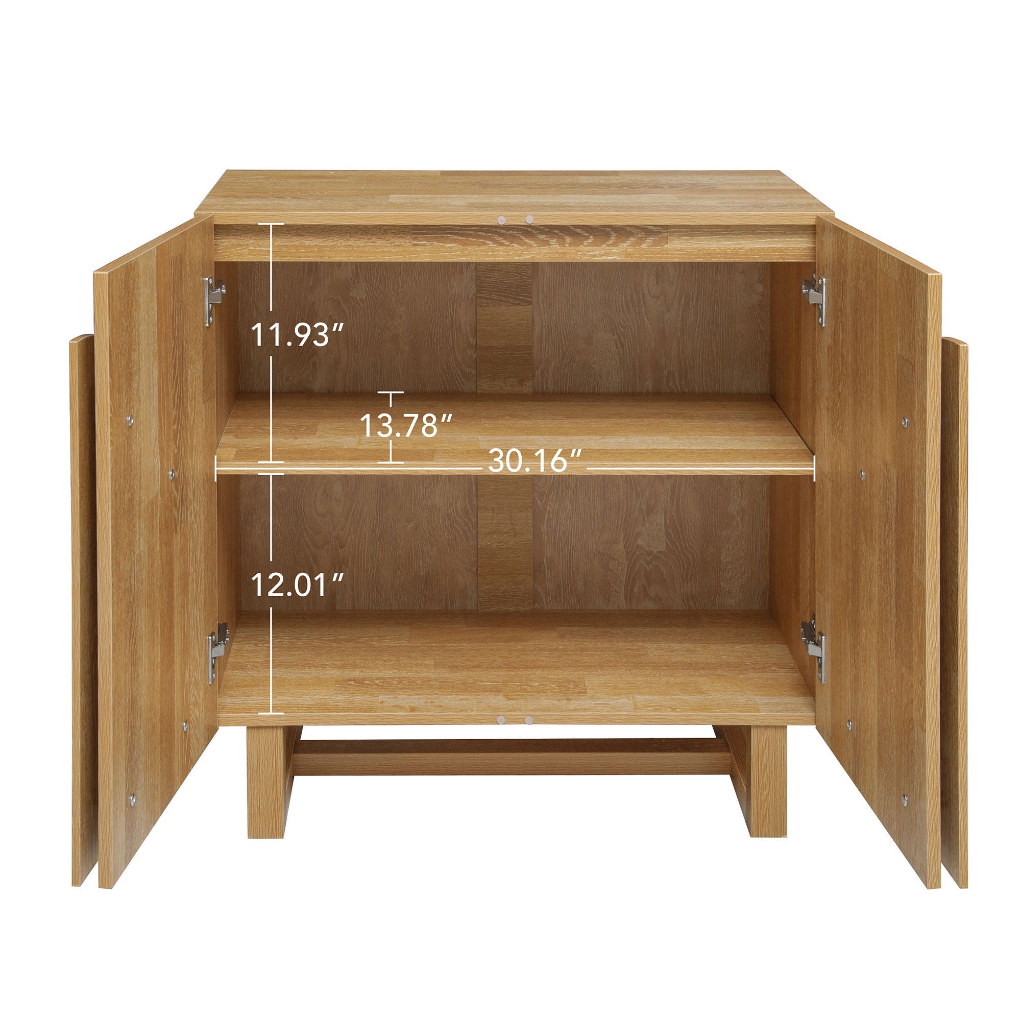 2 Door Cabinet, Suitable For Bedroom - Natural