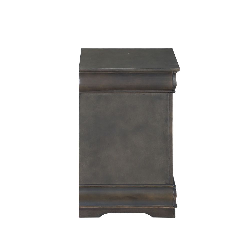 Bring casual elegance into your home with the Louis Phillipe nightstand. This nightstand is a piece that offers any bedroom a sophisticated look.