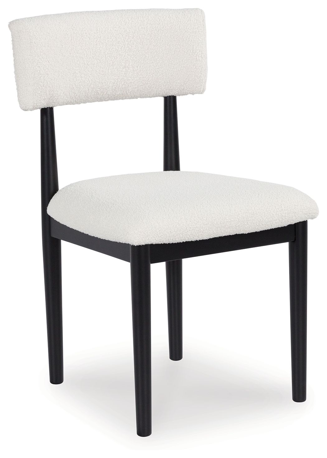 Signature Design by Ashley® Xandrum - White / Black - Dining Upholstered Side Chair (Set of 2) | Meri Furniture