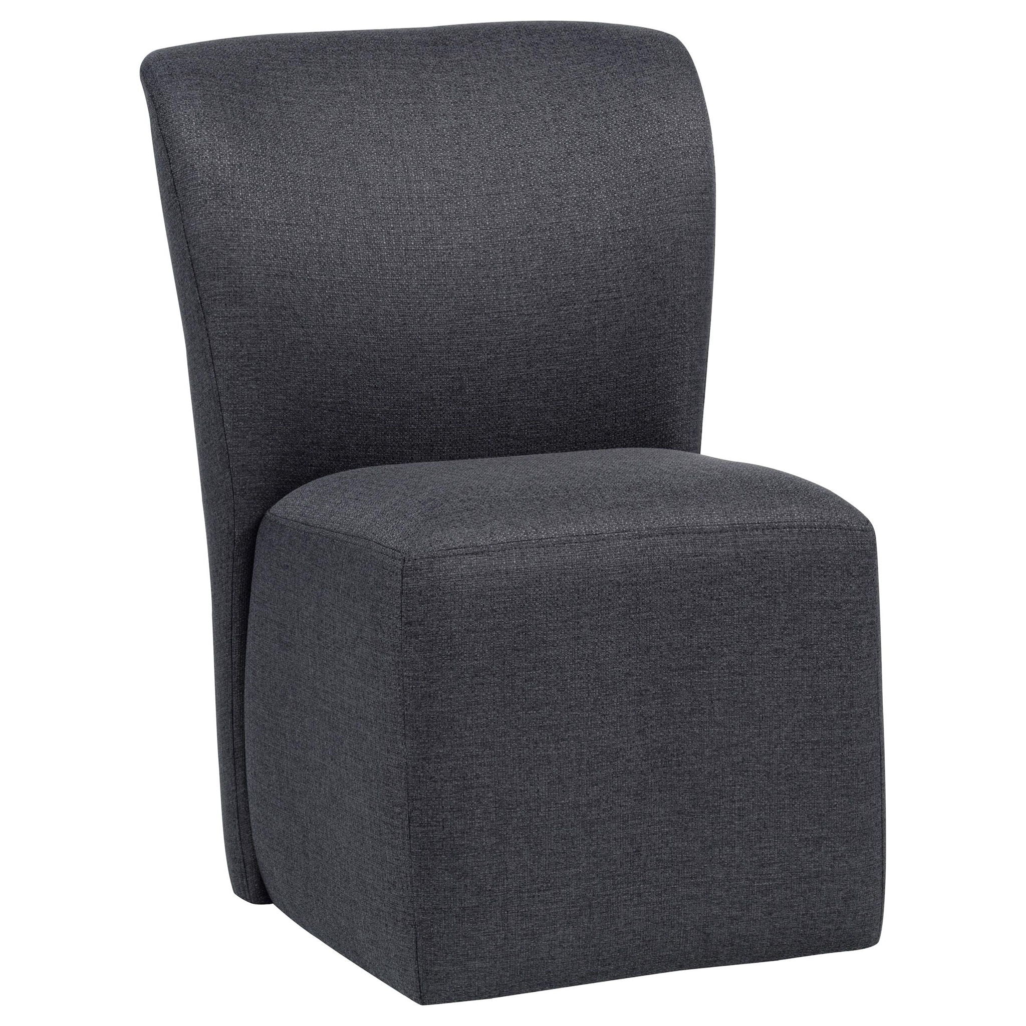 Jaelynn Upholstered Parsons Dining Side Chair Charcoal (Set of 2)
