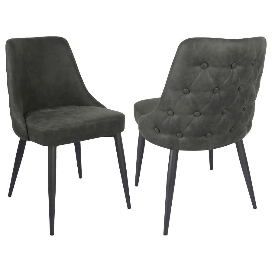 Coaster Fine Furniture Cosmo - Upholstered Dining Side Chair (Set of 2) | Meri Furniture
