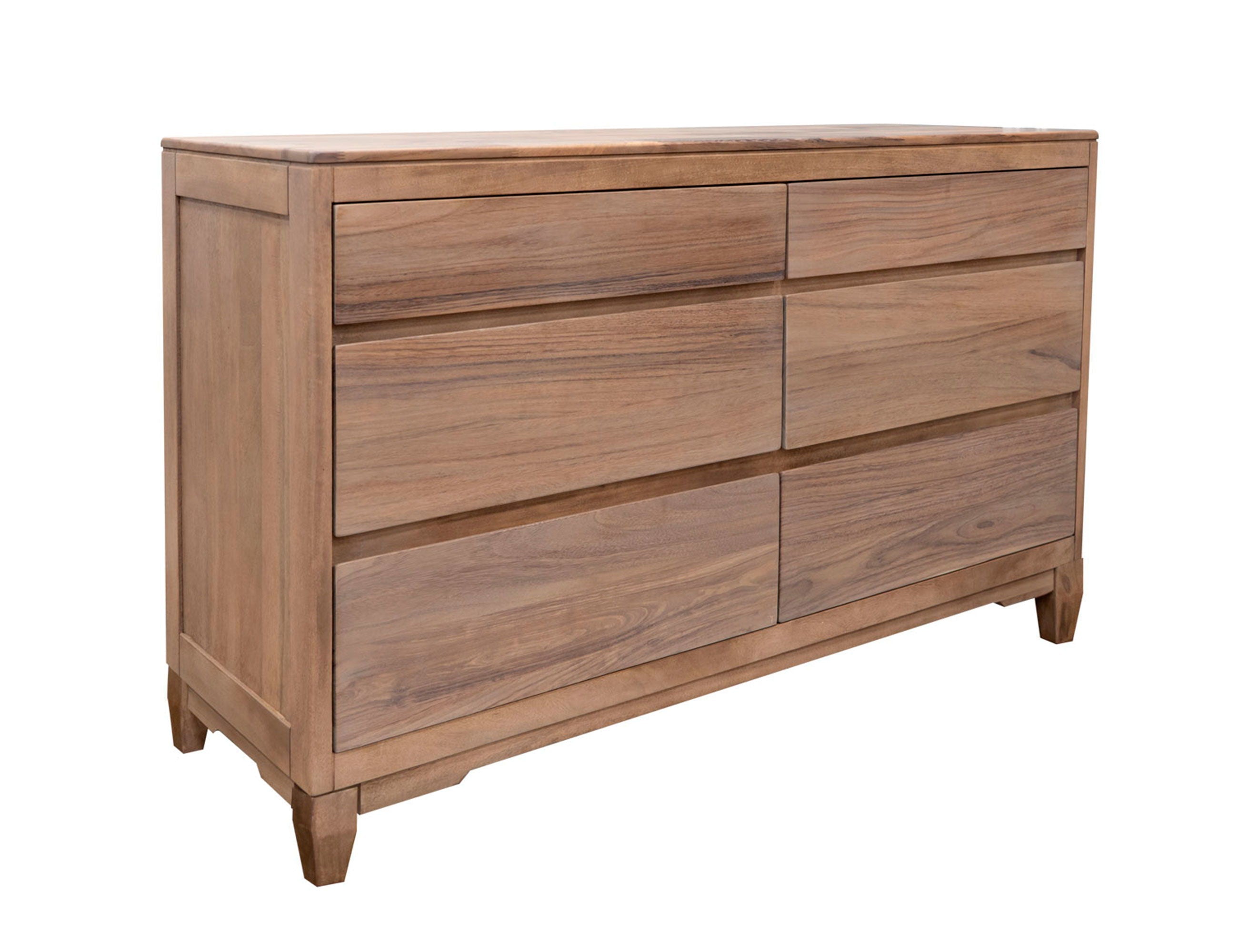 International Furniture Direct Parota Nova - Dresser - Brown Cappuccino | Meri Furniture