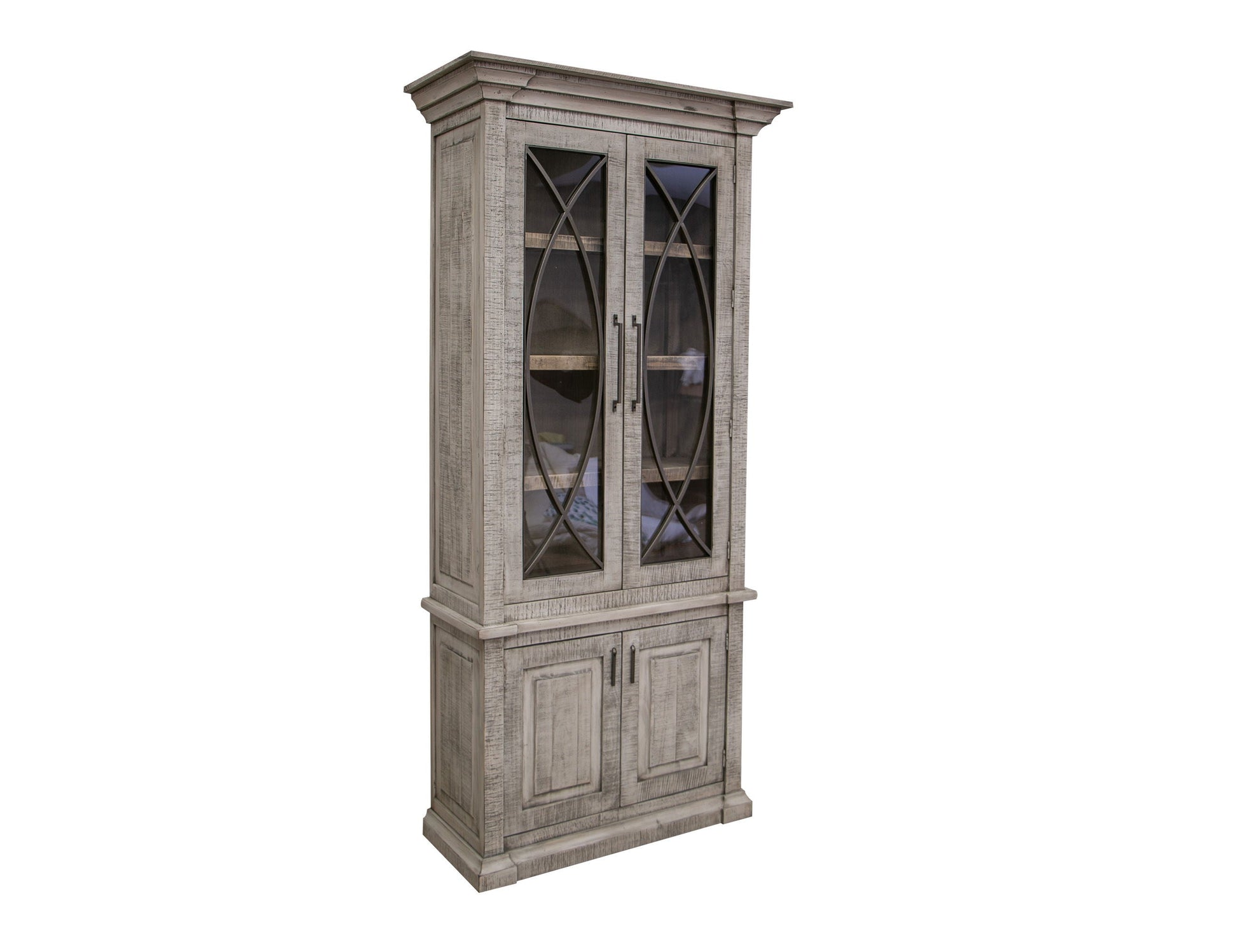International Furniture Direct Marlin - Cabinet - Gray | Meri Furniture
