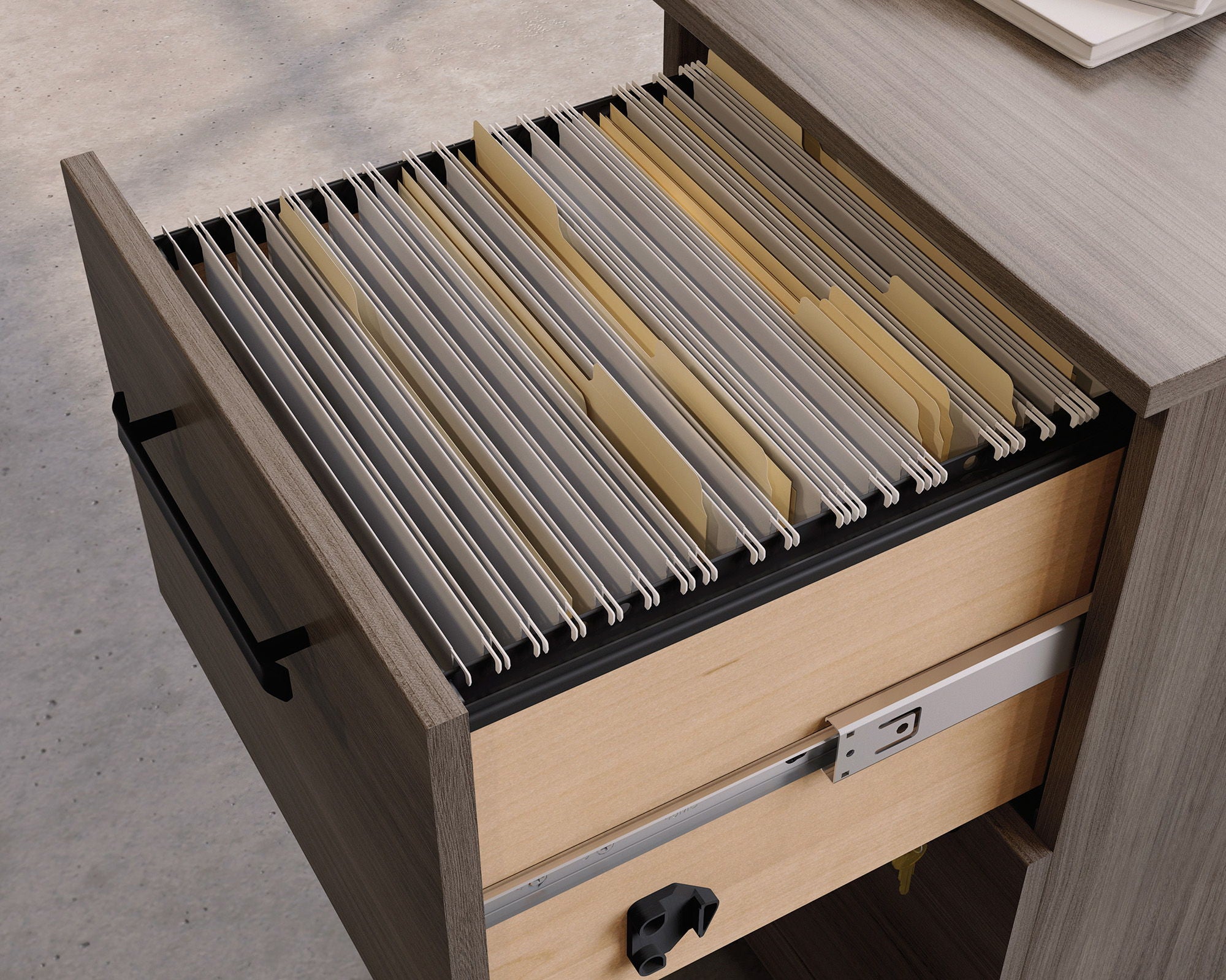 Commercial 2-Drawer Pedestal File Cabinet