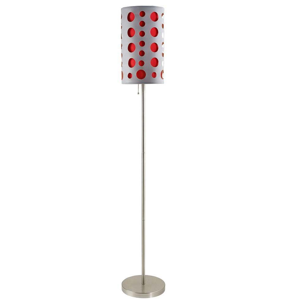 ACME Cearra - Floor Lamp - Pearl Silver | Meri Furniture