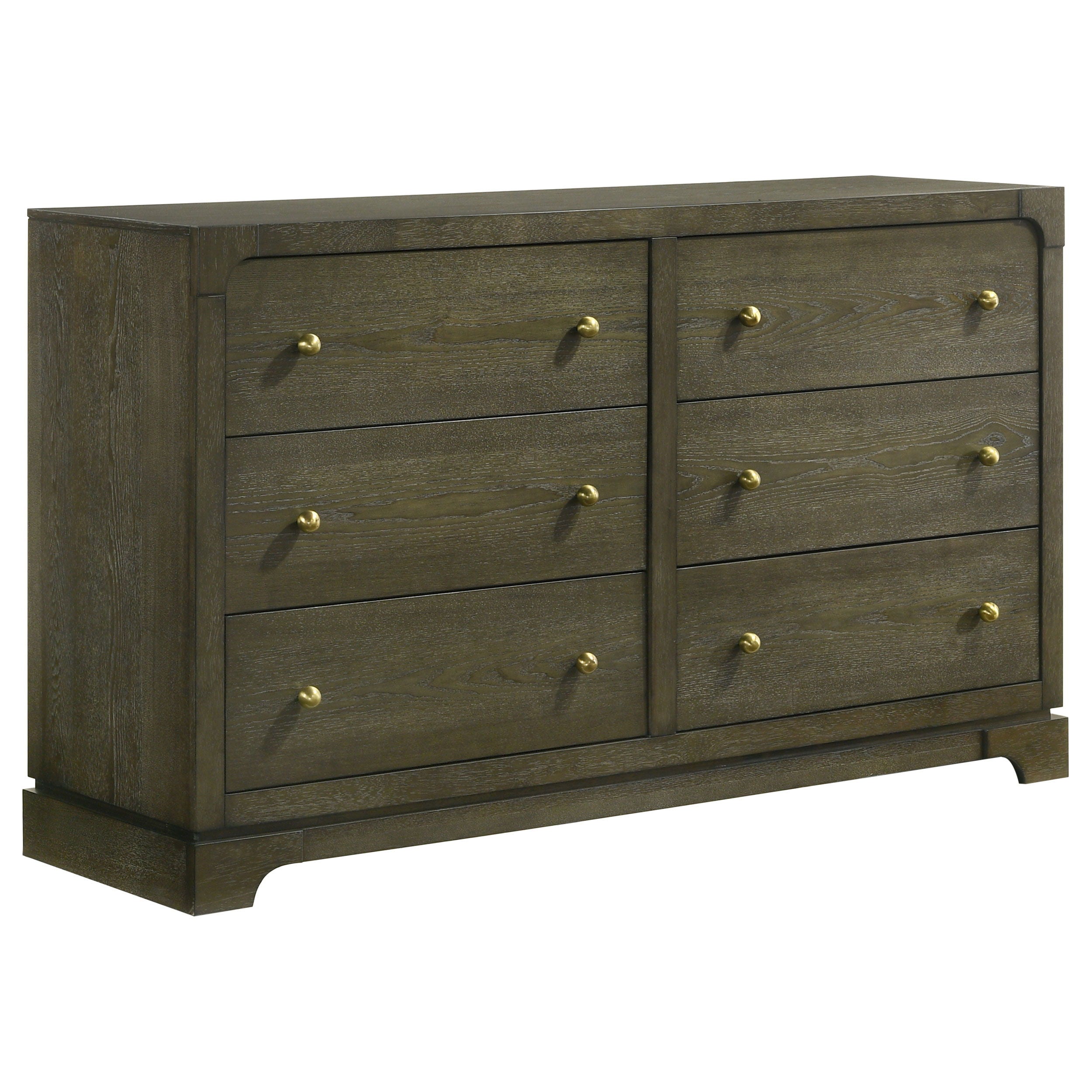 Coaster Fine Furniture Gran Park - 6-Drawer Dresser Cabinet - Dark Cocoa | Meri Furniture