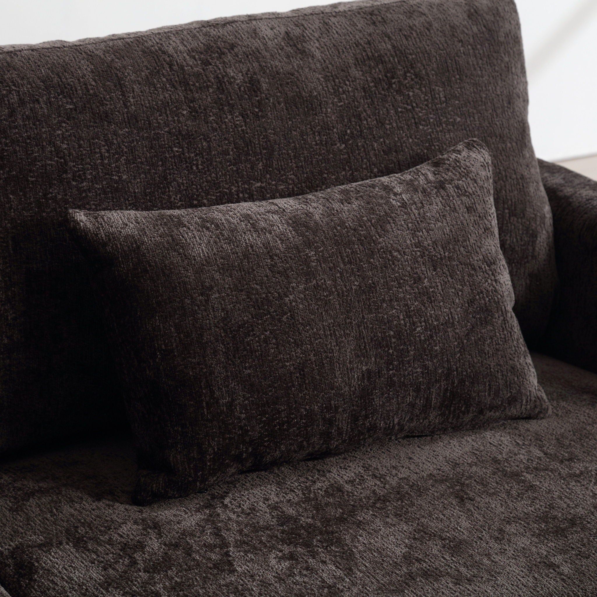 Mid Century Modern Fabric Loveseat Sofa, 2 Seat Upholstered Couch